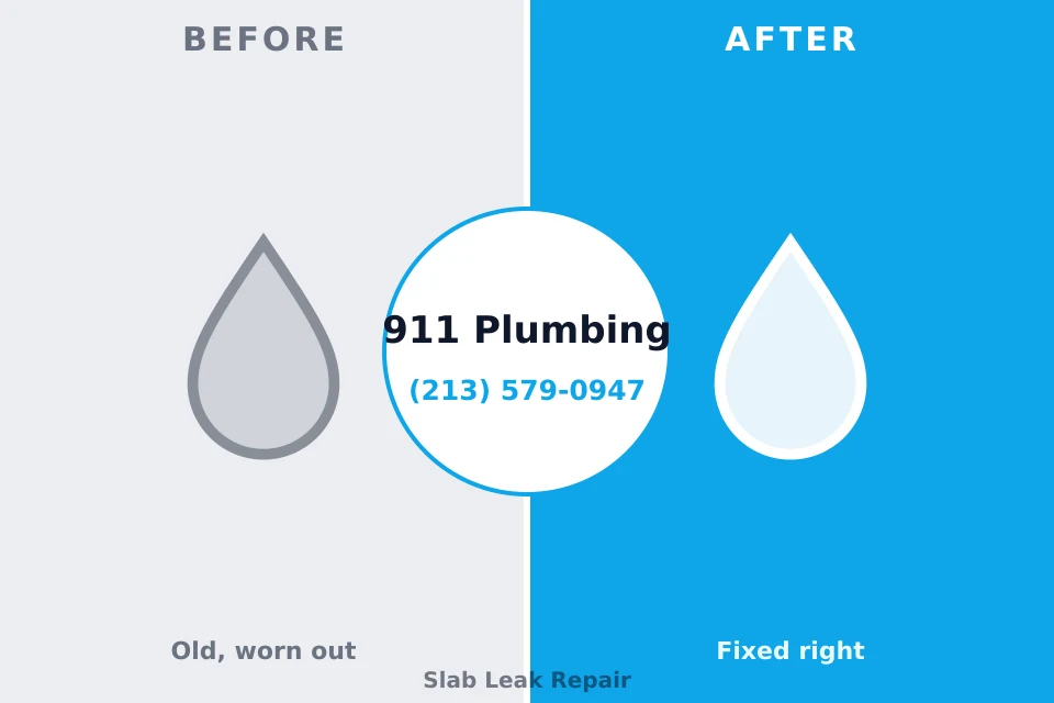 Before and after: plumbing repair Kahaluu-Keauhou, HI
